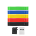 Custom Logo Mini Stretch Exercise Loop Bands Gym Workout Latex TPE Elastic Fitness Resistance Band Set for Yoga Training