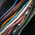 Wholesale Natural Stone Necklace Bracelet Lava Loose Beads Volcanic Round Fashion Jewelry Rock lava Loose Beads for DIY Making