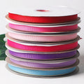 Wholesale 6mm Floral Golden Edge Grosgrain Ribbon