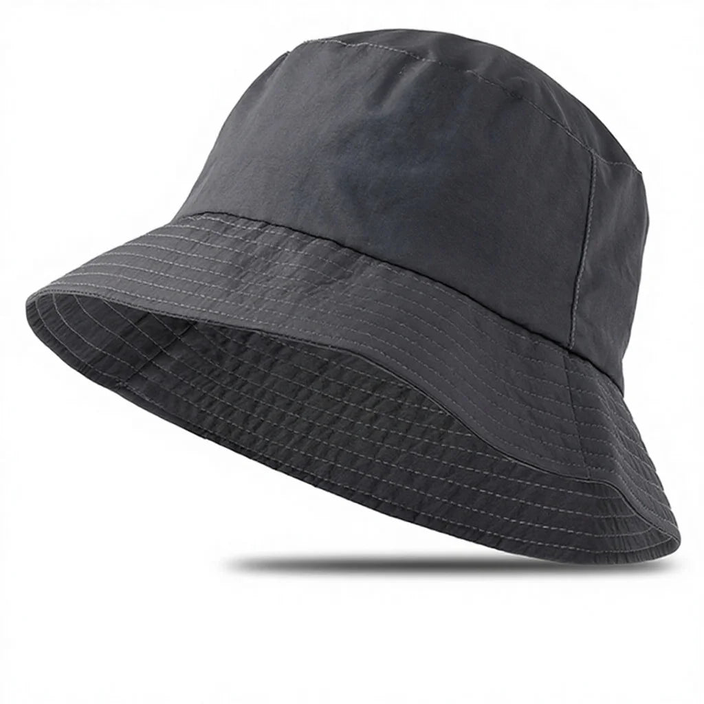 Wholesale Polyester Sun Protection Quick-drying Fabric Casual Cycling Bucket Hats Custom Logo Lightweight Blank Wide Brim