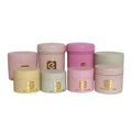 Eco Friendly Recyclable Wheat Straw Jar 10g 15g 20g 30g 50g 100g 150g 200g 250g Biodegradable Cosmetic Cream Jar C888