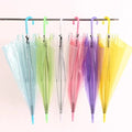 Poe Umbrella Transparent Colorful Clear Adult PVC CLASSIC Umbrella Manufacturer Business Gifts Umbrella MegaBDM