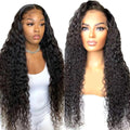 Popular 13X4 Lace Front Cuticle Aligned Virgin Malaysian Human Hair Wig Natural Water Wave Lace Frontal Wigs for Black Women