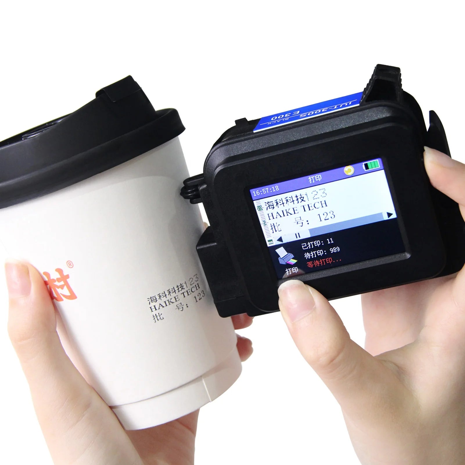 Hot Product Mini Portable Handjet Inject Expire Date Printing Machine Inkjet Printer Printing and Coding Solvent Ink Metal