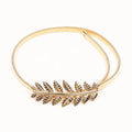Ladies Metal Elastic Waist Belt Fashion Spring Skirt Accessories with Stylish Chain Comfortable Elastic Waist Chain