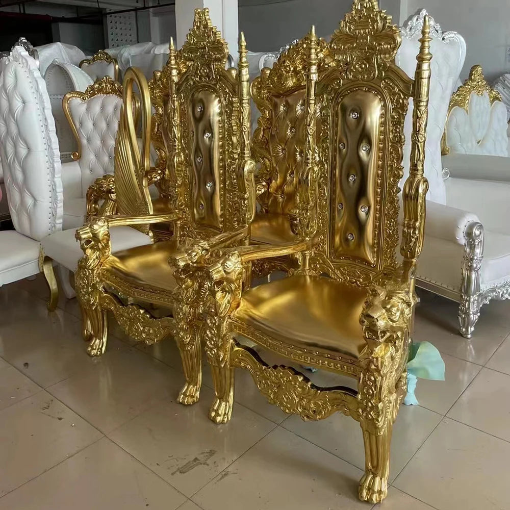 Hot Sale Exquisite Wedding Chair Silver Dining Chair Luxury