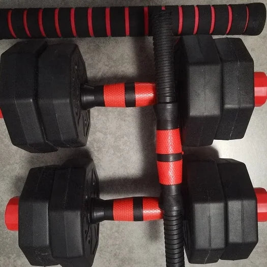 Cheap Price Hot Sale Multi-shape 2 in 1 Barbell Dumbbells Exercise 10kg 15kg 20kg 30kg 40kg