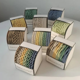 10pcs/box Factory Wholesale Colorful Fashion High Elastic Rubber Bands Hair Accessories Set Elastic Ponytail Hair Ties