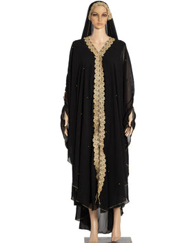 CCY Manufacturer Wholesale Custom New Design Muslim Abaya Clothing Dubai African India Women Dress Abaya With Hat