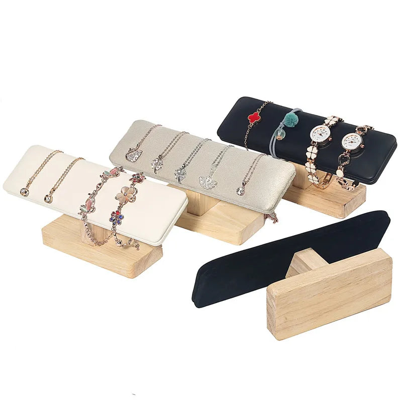 Bracelet Display Rack Wooden Bracelet Jewelry  Watch  Head Flower Hand Chain Display  Wholesale