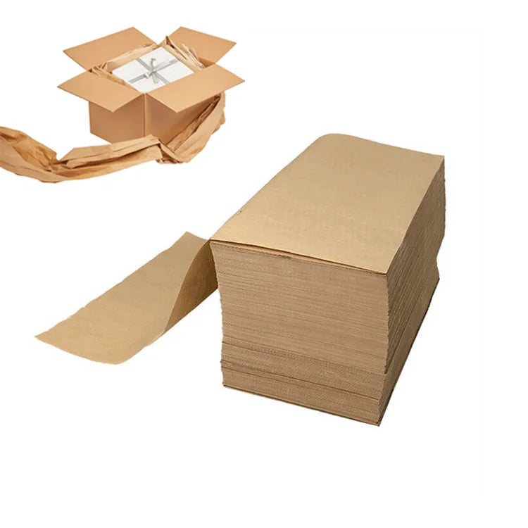 Virgin Grey Craft Paper Biodegradable Cushioning Fanfold Fan Z Fold Void Fill for Void Fill Paper Machine