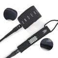 Underice Comfortable Neoprene Silicone Surfboard Leash New Design 6' 7' 8' 9' 10' Different Colors Strong Cuff