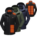 2 in 1 Winter Waterproof Electric Heating Jacket Fleece Soft Shell Custom Heated Jacket Men