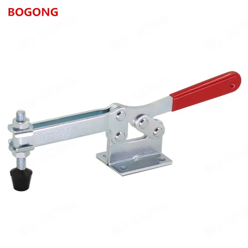 BOGONG HS CH GH-203-FL Quick Release Horizontal Toggle Clamp for Woodworking and Carves WDC GH-203FL Clamping Unit Clamping Set