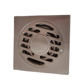 SUS304 Modern Hotel Bathroom Shower Floor Drain Cover V104B Stainless Steel Square for Washing Machine