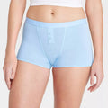 OEM Factory Full Waistband Elastic Women's Cotton Button-front Front Placket Boyshorts