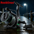 [Germany Stock] Rooblinos RF Left Hand Spinning Reel 5.2:1 Gear Ratio Aluminum Alloy Body Bait River/Stream Fishing 5 Bearings