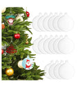 3inch 4inch Round Blank Clear Acrylic Ornament Acrylic Disc Ornament Vinyl Christmas Hanging Circle Ornament for DIY