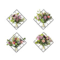 New Design Plant Flowers Wall Stickers Creative Living Room Decals Bedroom Decorative Pot Culture Wallpaper TV Background Murals