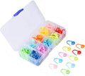 150 Pieces 10 Colors Knitting Crochet Locking Stitch Markers Plastic Stitch Needle Clip Counter