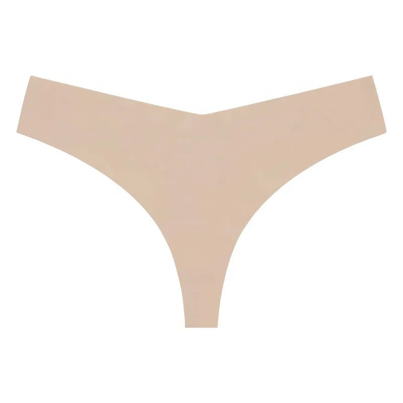 Women's Sexy Satin Ice Silk Underwear Seamless Fabric Panties Briefs Underpants Girls Panties