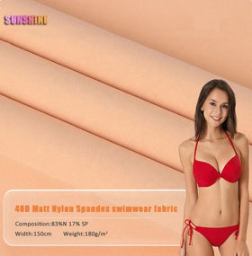 Stock Microfiber Nylon Swimwear Fabric 4 Way Stretch Nylon Spandex Fabric Elastic Fabric