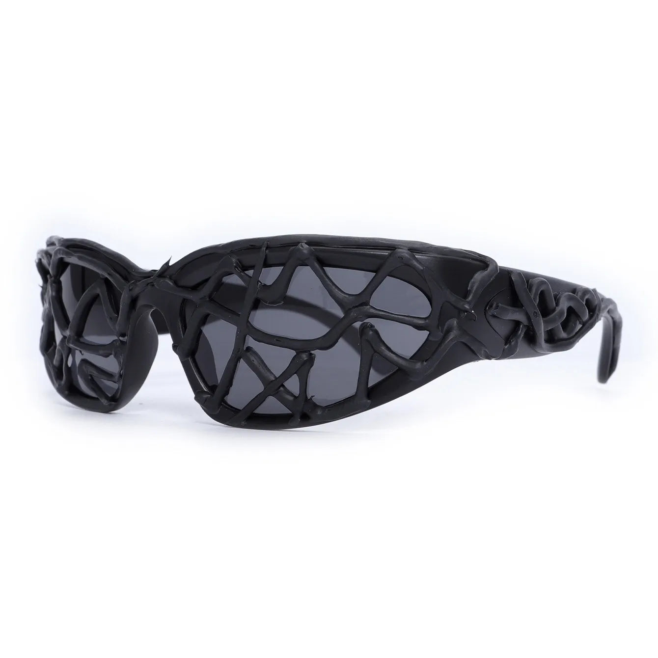 2025 Fashion Women Y2k Steampunk Sports Vintage Sunglasses Adult Funny Drip Glue Party Sunglasses