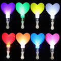Hot Sale Glow Five Pointed Heart Led Luminous Stick Party Flashing Light for Big Show Concert Event