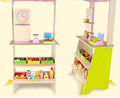 Children Selling Fruit Canteen Supermarket Cash Register Pay for Shopping Play House Kitchen Toys