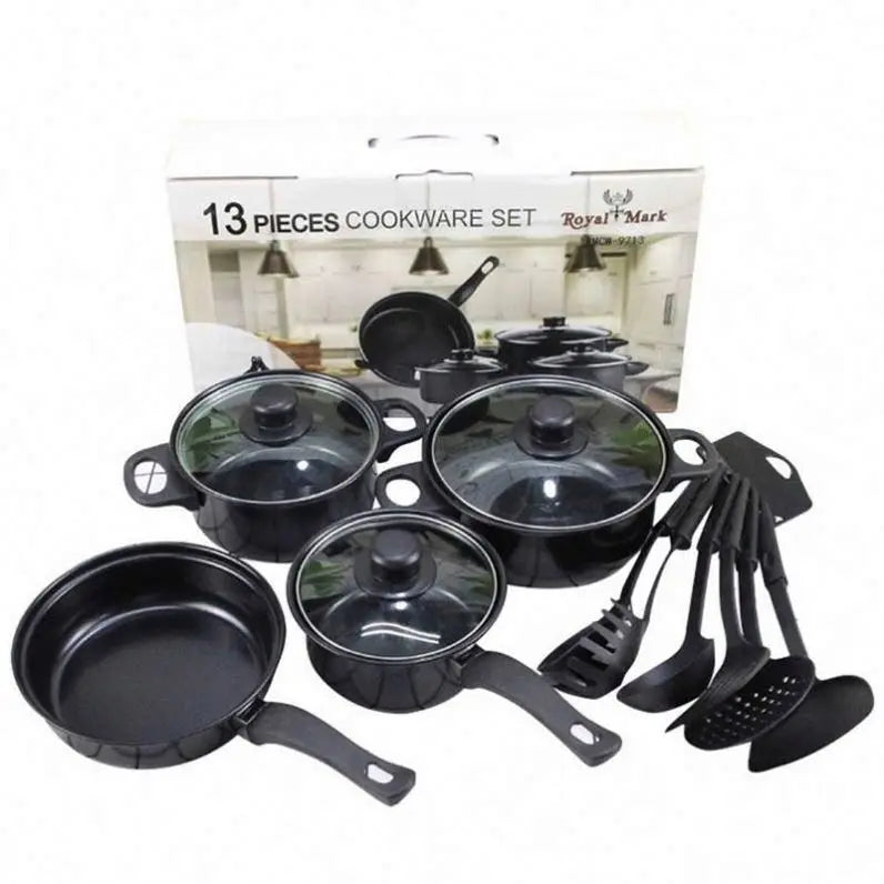 Cookware Sets Non Stick Pots and Pans Kitchen Cookware Set 13pcs Non Stick Sets With Gift Box