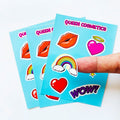 Custom Self Adhesive Paper Sticker Kiss Cut Label Sheet for Sale
