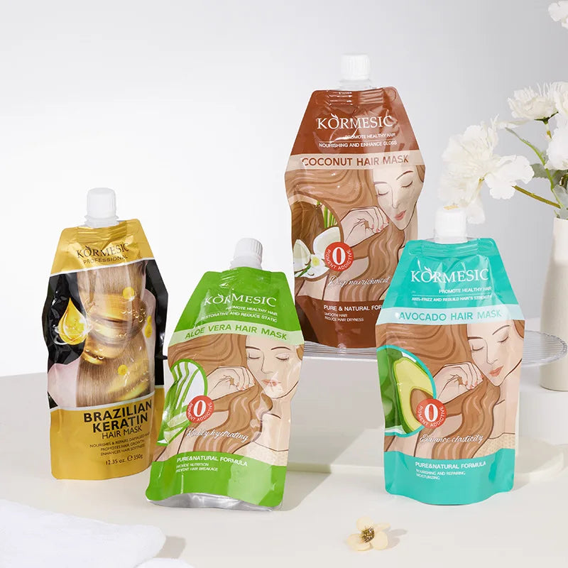 KORMESIC in Stock Wholesale Hydrating Argan Oil Hair Mask and Deep Conditioner Anti-Frizz Hair Repair Mask Hair Treatment