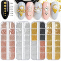 Hot Sale French 3D Nail Art Metal Jewelry DIY Nail Charms Accessories with Pearl Decoration