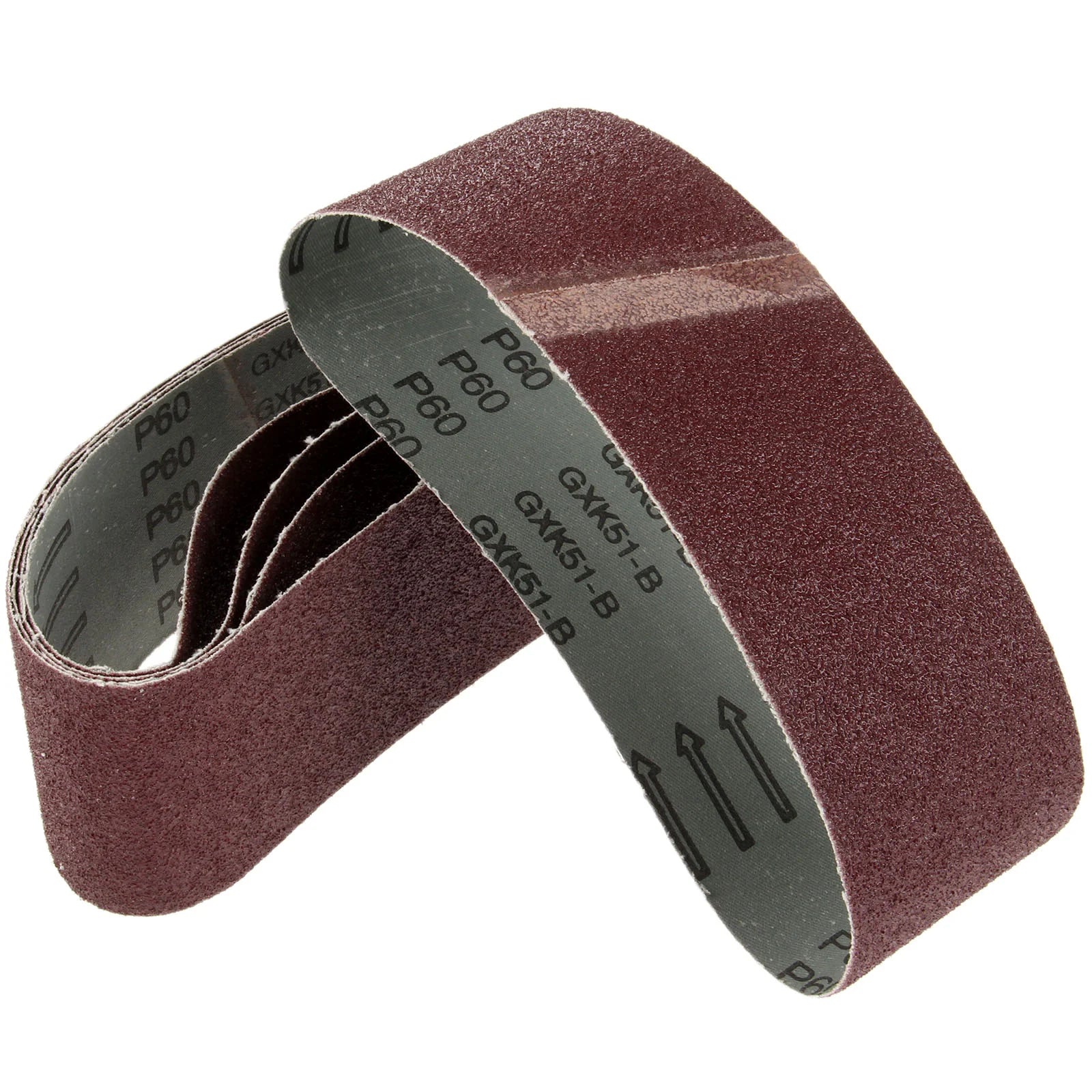 250pcs-carton 50 X 686mm Premium Aluminium Oxide Sanding Belts for Belt Sander24 40 60 80 120 150 180 240 320 400Grit Sanding