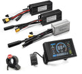 Ebike Sine Wave Waterproof Controller 17A 26A 30A  350-1000W S966 NFC Display Compatible Hall and Hall Free Hub Motor Controller