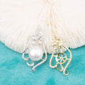 P010754 DIY 7-11mm Natural Freshwater Pearl Pendant Accessory 925 Sterling Silver Engagement Jewelry Necklace for Women MegaBDM
