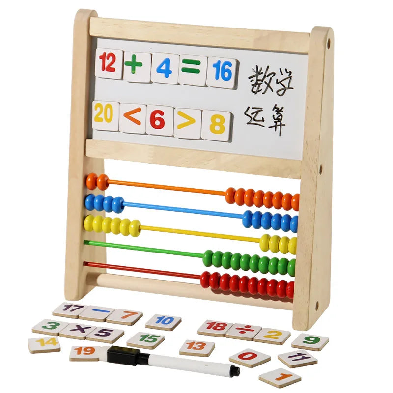 Kids Montessori Arithmetic Stick Counting Handy Gadget Teaching Aids Kindergarten First Grade Enlightenment