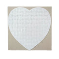 Heart Shape Direct Factory Custom Paper Puzzle Sublimation Blank Printable Jigsaw Puzzles 80 Pcs