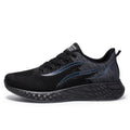 New Custom Men Black Sport Shoes Running Fly Woven Breathable Outdoor Sneakers