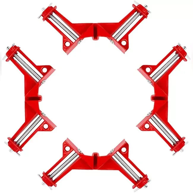 90 Degree Right Angle Positioning Tool Adjustable Steel Metal Woodworking Corner Clamps Heavy Duty Use Fixed Corner Inch