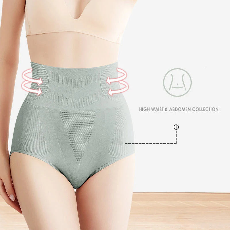 Wholesale High Rise Elastic Polyester Spandex Butt Lifter Tummy Control Panties for Women Daily Wear Underwear in Stock
