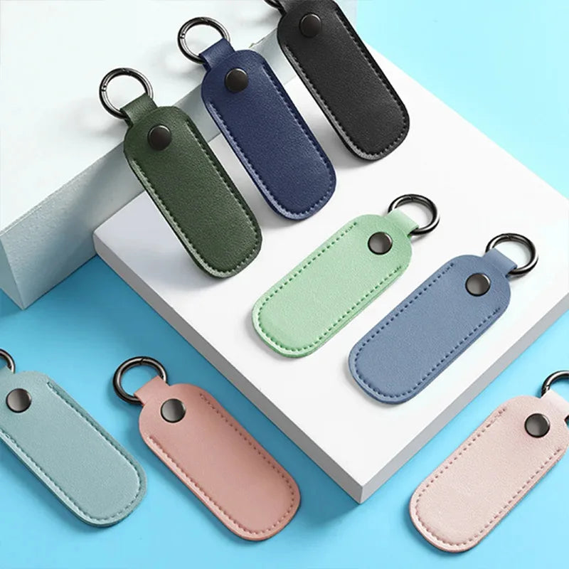 Hot Sale Protective Cover Digital Accessories U Disk Pouch USB Flash Drive Memory Stick Case Storage Carrying Bag with Keychain