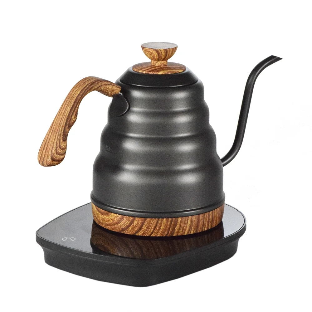 Ecocoffee Modern Temperature Controlled Kettle Pour Over Electric Coffee Kettle 304 Stainless Steel EBH42B