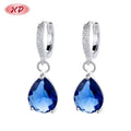 Mother'S Day Gift Cheap Factory Price Vintage Sterling Silver 925 Jewelry Water Drop Earrings