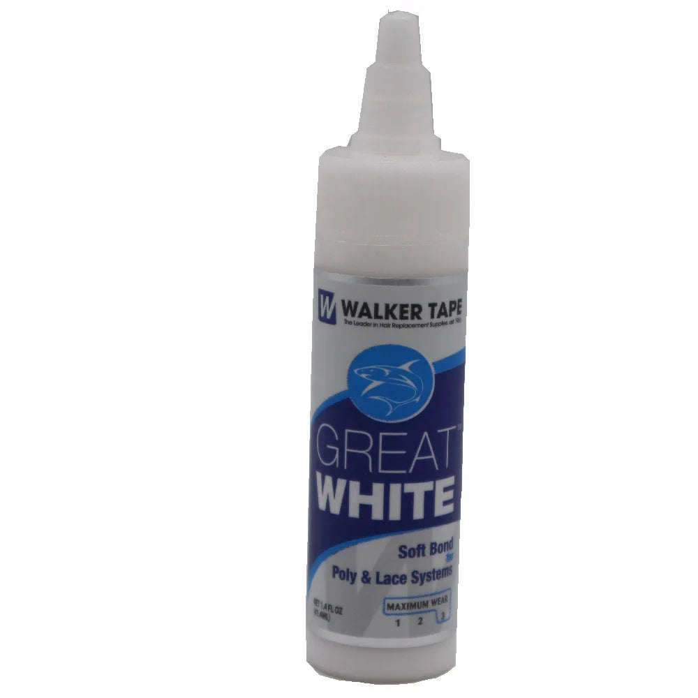 Walker Tape Great White Longest Holding Water Based Adhesive for Poly and Lace System