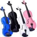 Custom Glitter 4/4 With Case Pink Color Student Violin Wholesale