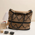 Eco-Friendly Stylish Durable Lightweight Perfect for Beach Bag Handwoven Paper Straw Tote Bag