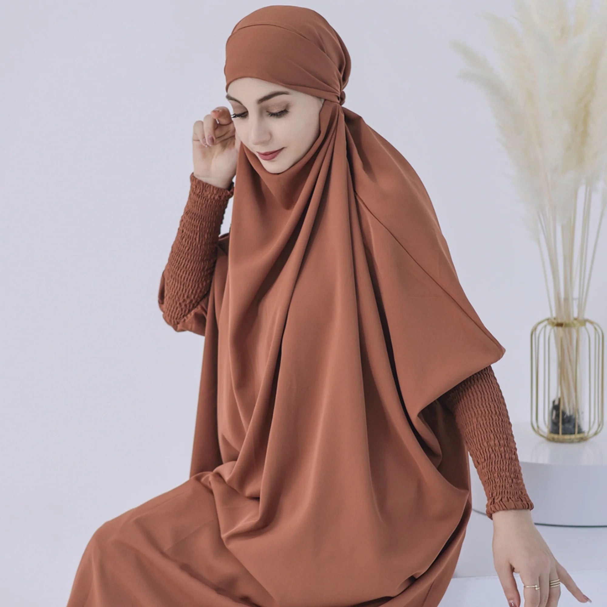 Loriya Fashion EID Islamic Clothing India & Pakistan Clothing Wholesale Modern Top Selling Abaya Women Muslim Dress Prayer Abaya