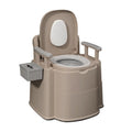 Wholesale Portable Two Piece S-Trap Outdoor Toilet for Adults Elderly and Disabled Removable Plastic Moving Toilet