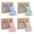 Alibaba Hot Sale Eco-friendly Biodegradable Kids Children Dinnerware Set Bowl Plate Cup 6pcs Wheat Straw Tableware